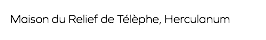 Maison du Relief de Télèphe, Herculanum
